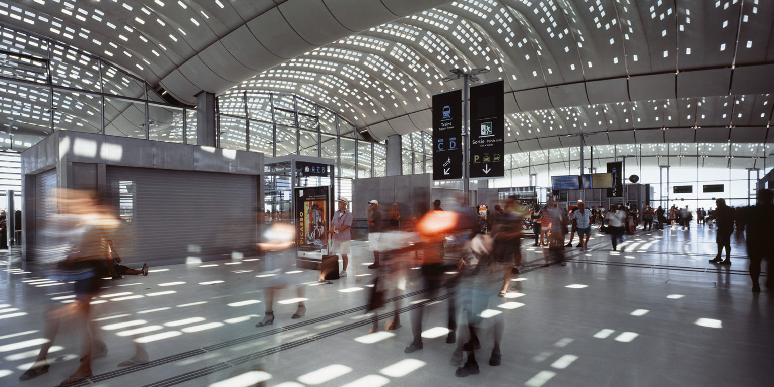 Montpellier train station  "Sud de France"  Elioth