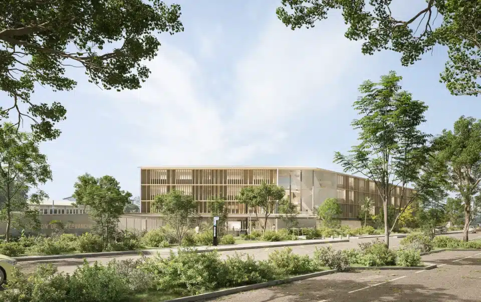 Lycee-des-Metiers-de-la-mer. Elioth, image Atelier Architectes